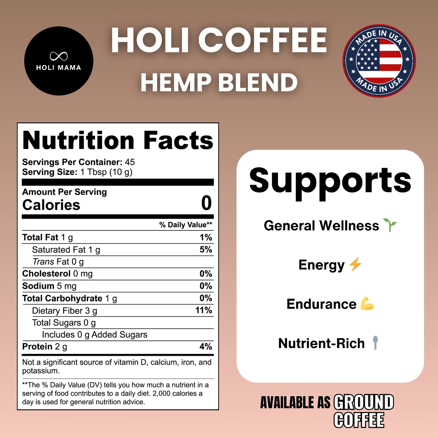 Holi Coffee Hemp Blend